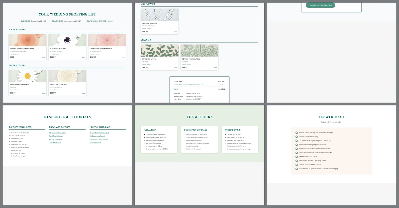 Six more landscape PDF pages